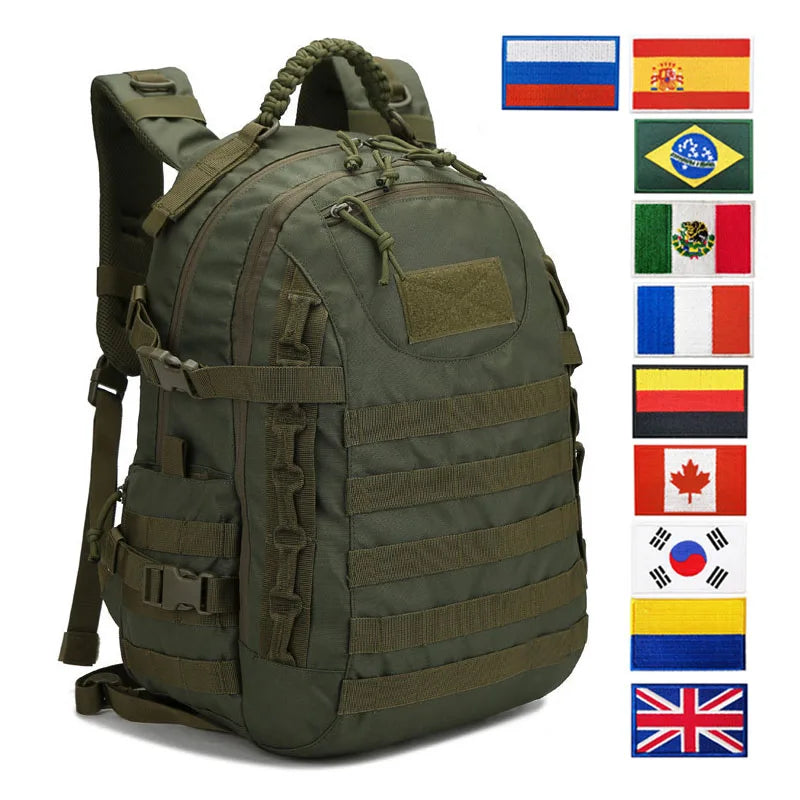 Mochila Militar Tática 35L - Impermeável - Multifuncional