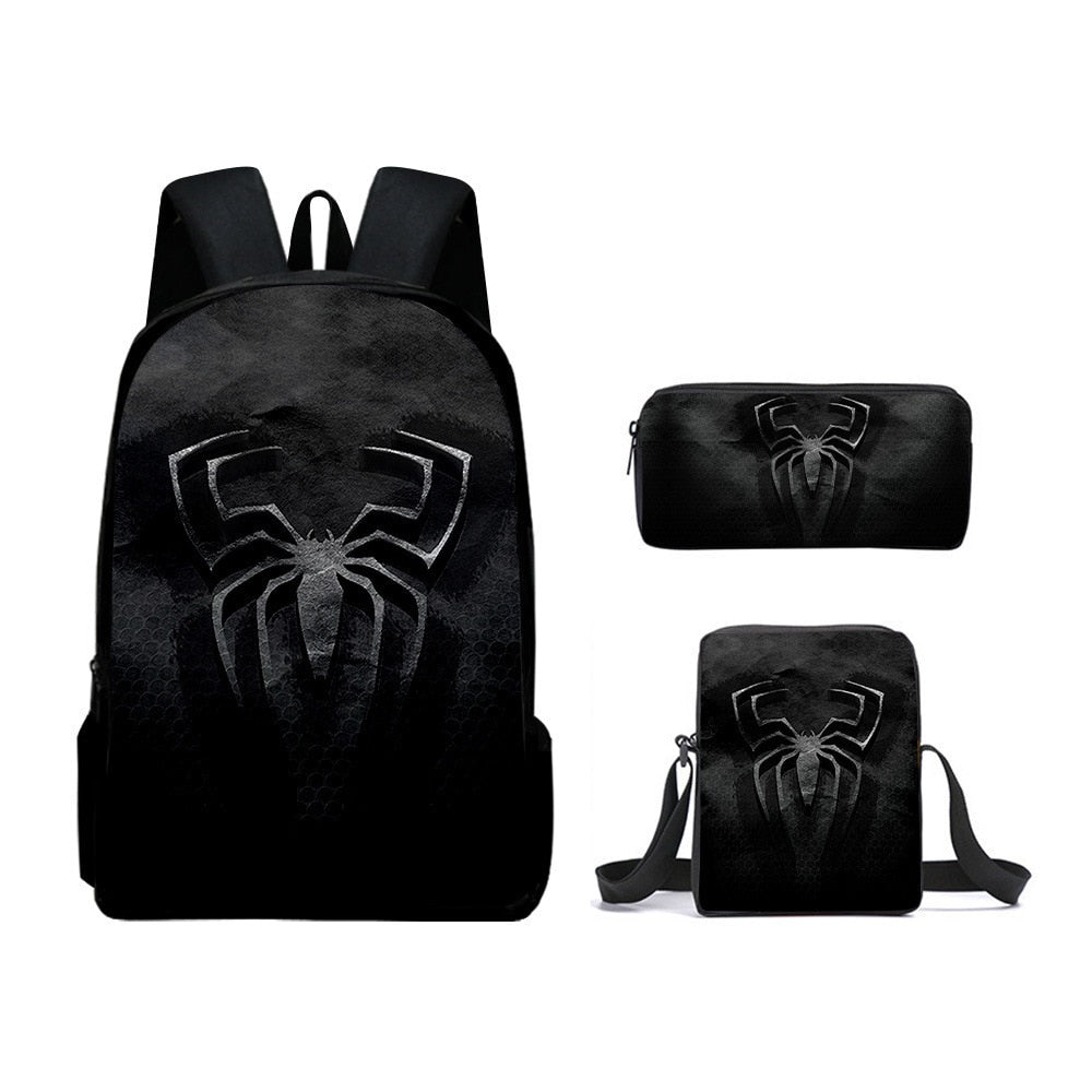 Kit Escolar Homem Aranha: Mochila, Lancheira e Estojo