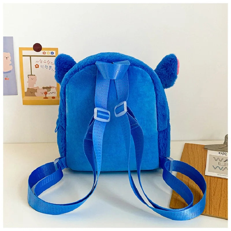 Mochila Escolar Infantil da Disney Stitch Pelúcia