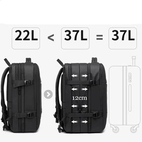 Mochila Bange Adventure de Viagem com USB Expansível