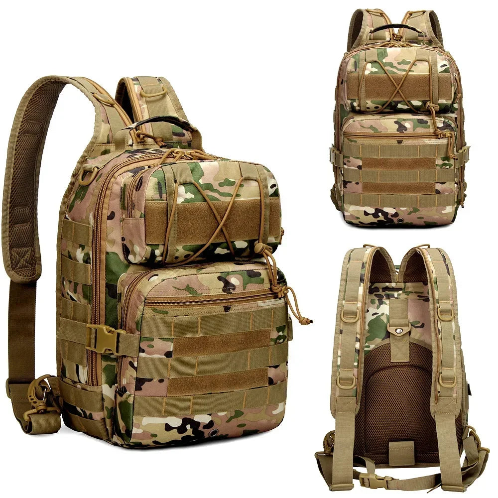 Mochila Masculina Militar Americana Camuflada