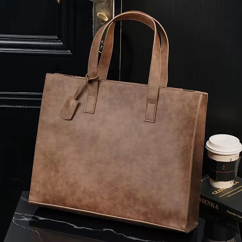 Bolsa Masculina Executiva Couro Vintage Britânico