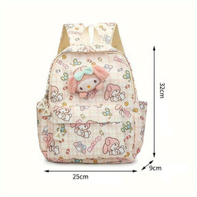 Mochila Escolar Feminina Hello Kitty & Friends Alças Ajustáveis - Voyage Bag