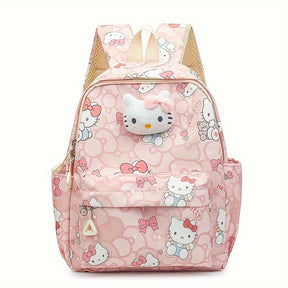 Mochila Escolar Feminina Hello Kitty & Friends Alças Ajustáveis - Voyage Bag