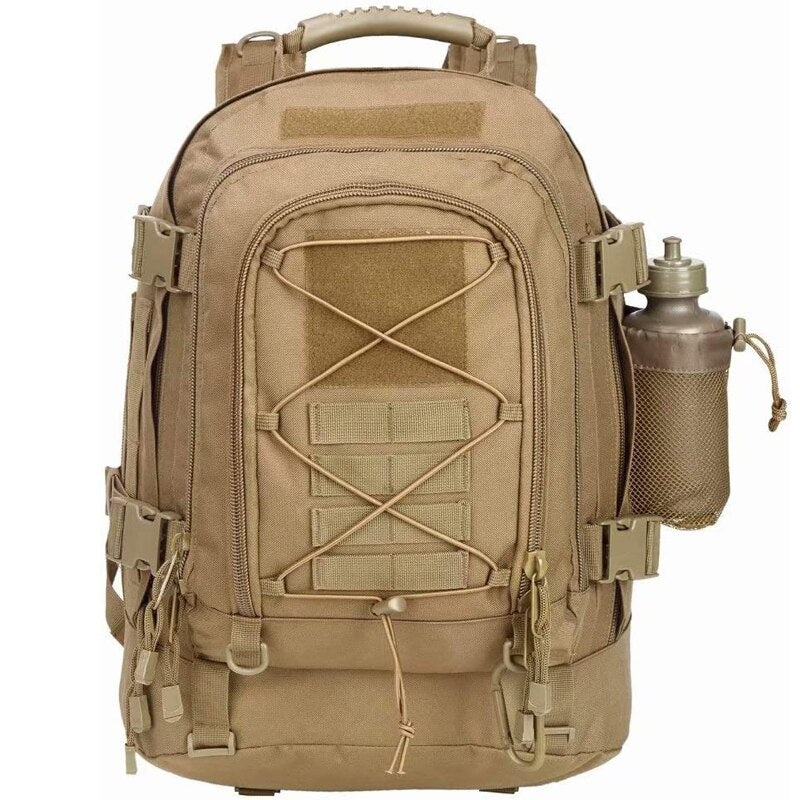 Mochila Militar Tática 60L Expansível - Impermeável - Grande Capacidade