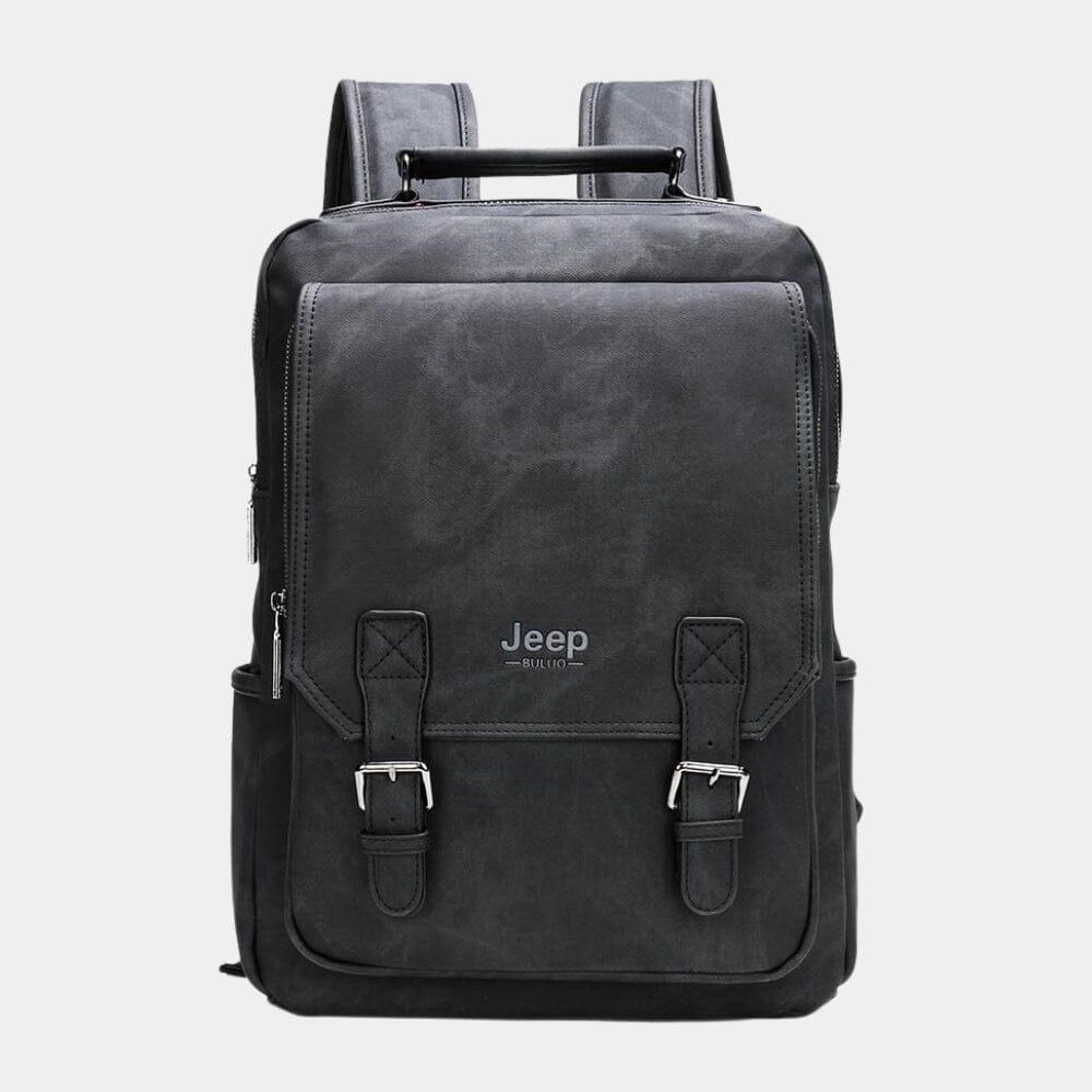 Mochila Masculina Jeep Business De Couro Legitimo