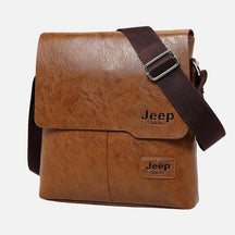 Bolsa Pasta Executiva JEEP Transversal de Couro Legítimo Impermeável