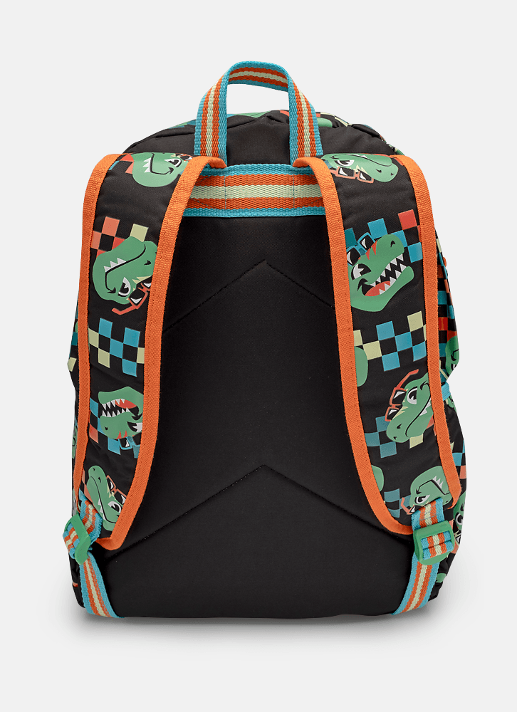 Mochila Escolar com Lancheira Dino Miami - Voltas Aulas Voyage Bag