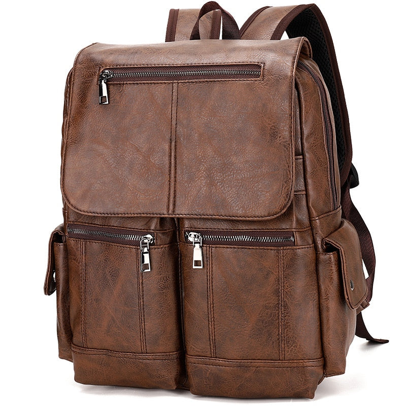 Mochila Masculina de Couro - Voyage Travel