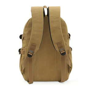 Mochila de Viagem Casual em Canvas Unissex