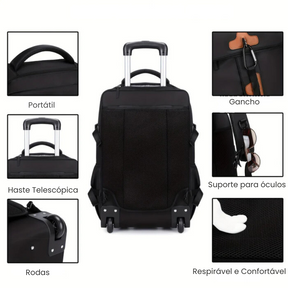 Mochila de Viagem Masculina com Rodas - Laptop 17"