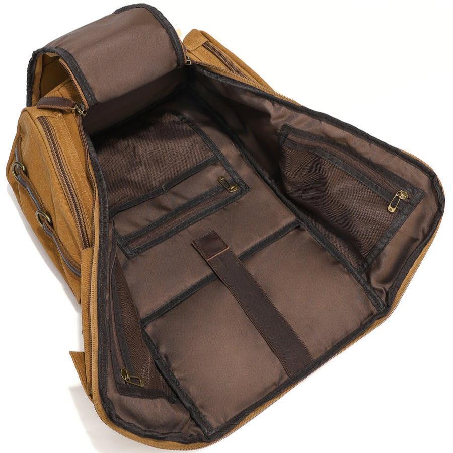 Mochila de Viagem Masculina Retro Impermeável