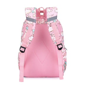 Mochila Escolar Feminina Unicornio Festivo