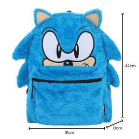 Mochila Escolar Infantil Sonic Reversível